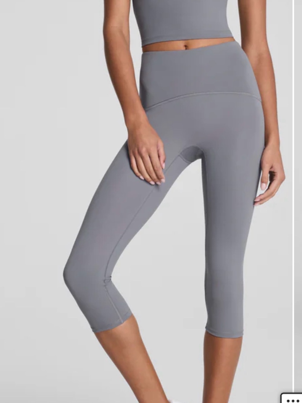 Spanx Booty Boost Brown Cropped Leggings 2X 2T